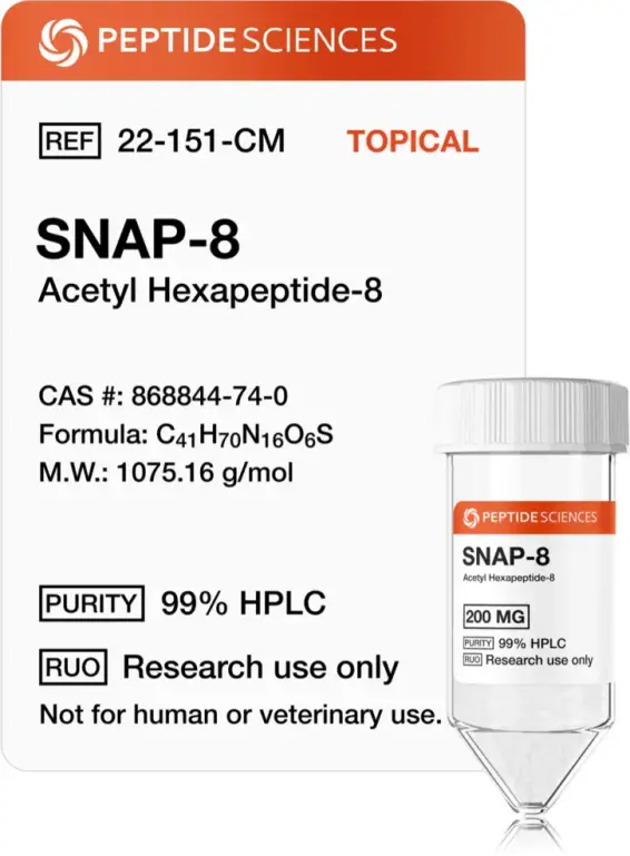Buy SNAP-8 from Peptide Sciences USA