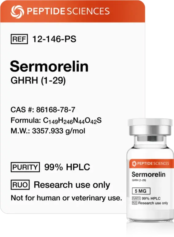 Buy Sermorelin from Peptide Sciences USA