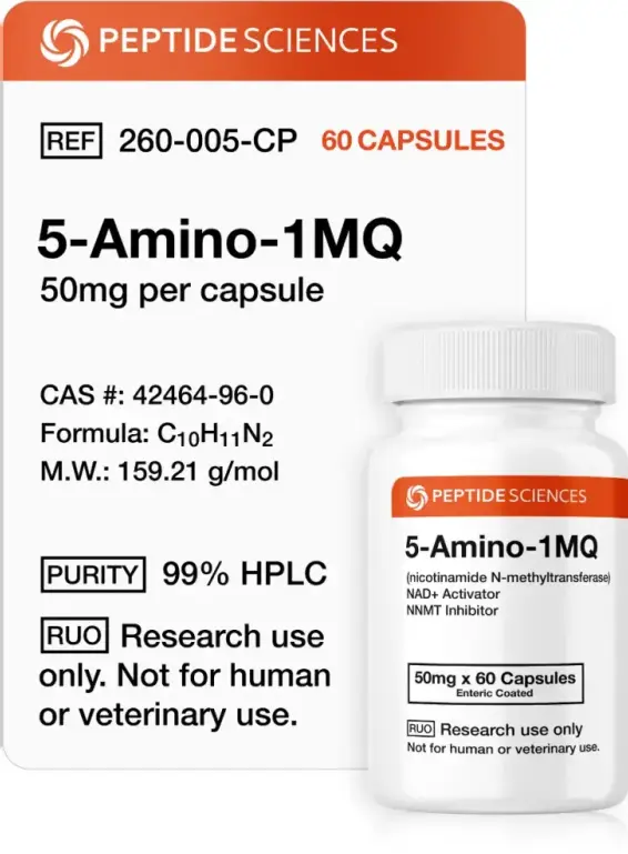 Buy 5-Amino 1MQ from Peptide Sciences USA