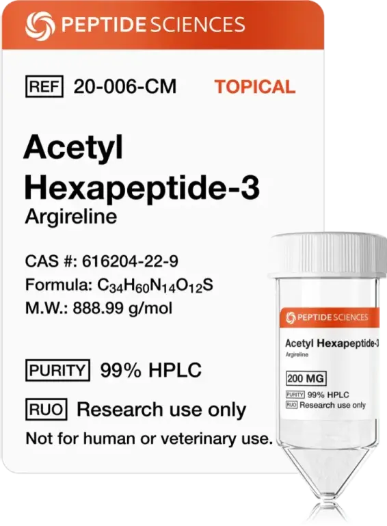 Buy Argireline from Peptide Sciences USA