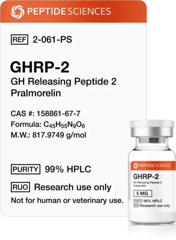 Buy GHRP-2 from Peptide Sciences USA