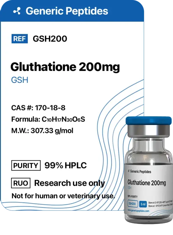 Buy Glutathione from Generic Peptides