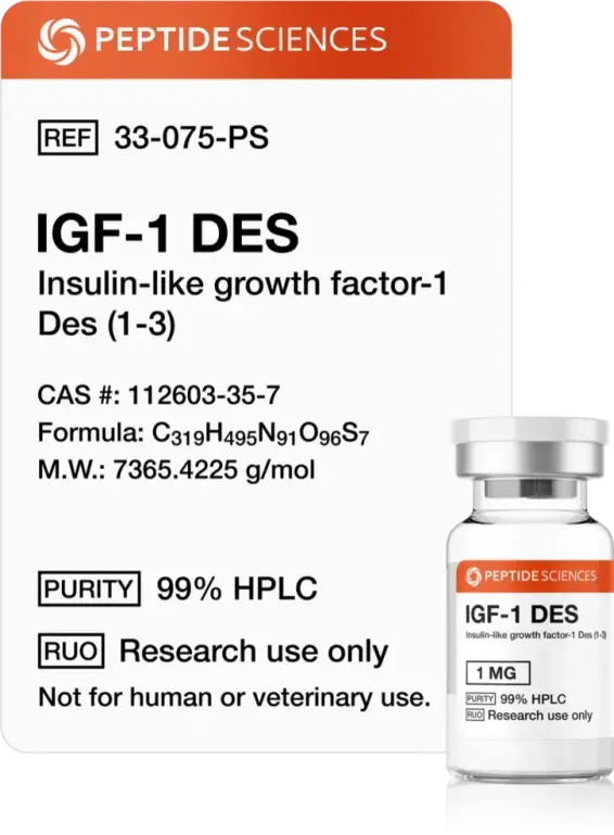 Buy IGF-1 DES from Peptide Sciences USA