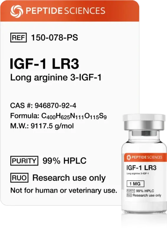 Buy IGF-1 LR3 from Peptide Sciences USA
