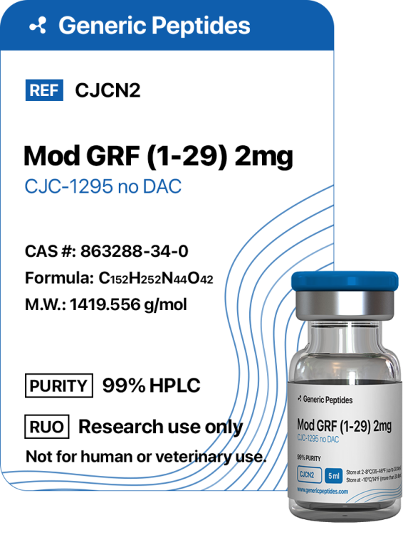 Buy Mod GRF (1-29) from Generic Peptides