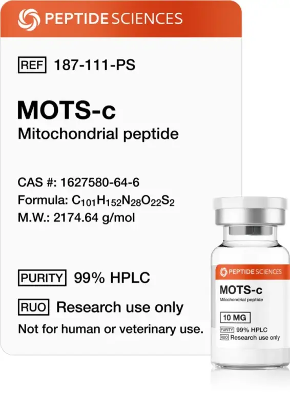 Buy MOTS-c from Peptide Sciences USA