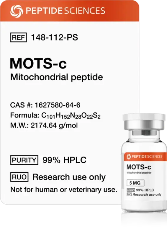 Buy MOTS-c from Peptide Sciences USA
