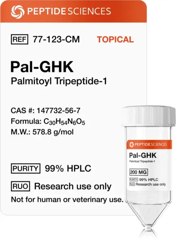 Buy Palmitoyl Oligopeptide from Peptide Sciences USA