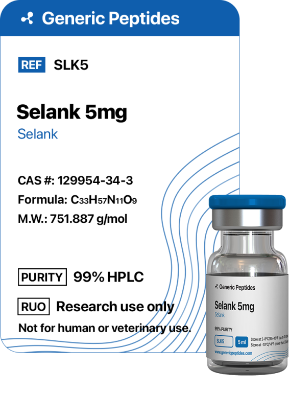 Buy Selank from Generic Peptides
