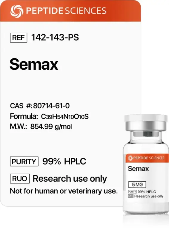 Buy Semax from Peptide Sciences USA