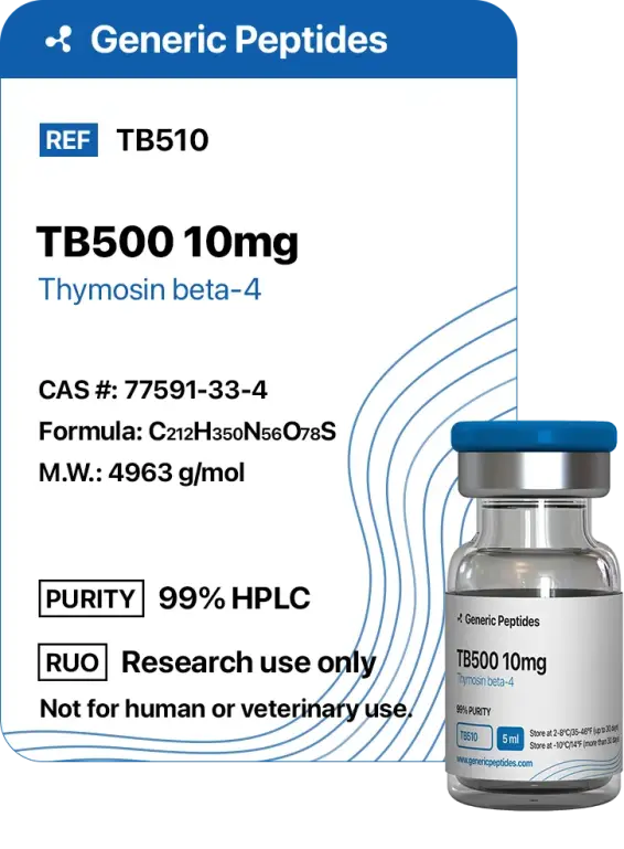 Buy TB 500 from Generic Peptides