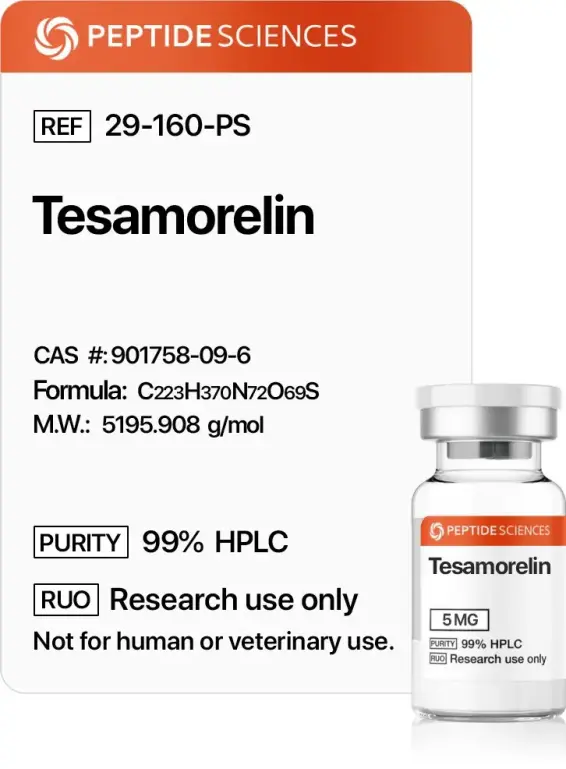 Buy Tesamorelin from Peptide Sciences USA